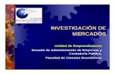 INVESTIGACION DE MERCADOS · Actualidad en Investigación de Mercados. 3 ¿QUÉ ES LA INVESTIGACIÓN DE MERCADOS? IDENTIFICACIÓN, RECOPILACIÓN, ANÁLISIS y DIFUSIÓN ... de la competencia