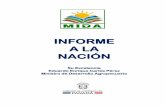 INFORME A LA NACIÓN - Ministerio de Desarrollo ... A LA NACIÓN Su Excelencia Eduardo Enrique Carles Pérez Ministro de Desarrollo Agropecuario . 2 . Ministro LOGROS DEL PERIODO 2016-2017
