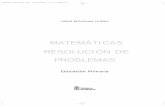 MATEMÁTICAS RESOLUCIÓN DE PROBLEMAS · 5 PRESENTACIÓN Este segundo número de la Colección Instrumenta versa sobre la resolución de proble-mas matemáticos en Educación Primaria.