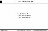 3. Ciclos de vapor y gas - Academia Madrid Ingeniería ... 3 (1).pdfIngeniería Térmica Tema 3. Máquinas Térmicas II 3º Ingeniero en Organización Industrial 2. Ciclo de Rankine