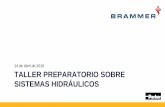 14 de Abril de 2016 TALLER PREPARATORIO SOBRE …cms.brammer.es/Eventos/Parker/20160414_Parker_Javier.pdf · El sistema de fluidos Venas y arterias Sangre. Adrenalina. Válvulas.