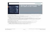 Guía de transición del S7-200 al S7-1200 Transition Manual © Siemens AG 11/2009. ... Comunicación serie para S7-200 y S7-1200 Las CPU S7-200 tienen 1 ó 2 ... Servidor OPC ...