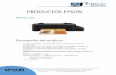 EPSON L120 - Technology Center Sonsonate - Computadorastechnologyhomecenter.com/CATALOGO EPSON.pdf · – Velocidad de hasta 680 cps a 12 cpp – Gran duración del Cabezal: ... EPSON