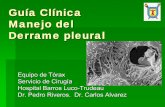 Guía Clínica Manejo del Derrame pleural · sonido de chapoteo en el lado del tórax. ...