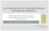 XX CURSO DE ACTUALIZACIÓN EN EPILEPSIA INFANTIL · sinonimia. epilepsia benigna del lactante epilepsia parcial benigna de la infancia (epbi) sindrome de watanabe-vigevano crisis