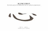 KOKORO - dialnet.unirioja.es · un autor de haikus en castellano, como ... cumple tanto en los haikus de Tablada como en los haiga hechos por los maes-tros japoneses (como Hakuin