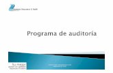 Programa de auditoria - ecaths1.s3.amazonaws.comecaths1.s3.amazonaws.com/aseguramiento/355078889.Programa de... · El Programa de Auditoría Integral es un esquema ... pues el fin