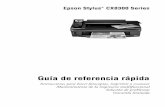 Guía de referencia rápida - files.support.epson.com · 4 Introducción Después de instalar la impresora multifuncional Epson Stylus® CX8300 Series tal como se describe en el póster