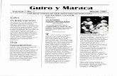 Guiro y Maraca - Segunda Quimbambasegundaquimbamba.org/wp-content/uploads/2014/04/volume-1-no-1.pdf · Puerto Rico bomba y plena ha resucitado en Borinquen igual que en la area metropolitana.