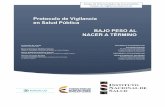 Protocolo de Vigilancia en Salud Pública BAJO PESO AL ...santamargarita.gov.co/intranet/pdf/vigilancia/FICHAS VIGILANCIA... · Subdirector Análisis del Riesgo y Respuesta Inmediata
