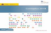 Contaplus 201 - educaLABdescargas.pntic.mec.es/mentor/visitas/contaplus2013.pdf · de Contaplus, también se puede seguir en la mayor parte de los casos estudiados, con las versiones