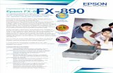 La impresora EPSON FX-890 es una impresora de alto ... · La impresora EPSON FX-890 es una impresora de alto rendimiento, gran durabilidad y facilidad de uso, requisitos críticos