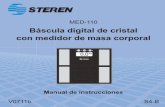 MED-110 - steren.com.mx · 2 MED-110 Gracias por la compra de este producto Steren. Este manual contiene todas las funciones de operación y solución de problemas necesarias para