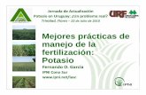 Mejores prácticas de manejdljo de la fertilización: Potasiolacs.ipni.net/ipniweb/region/lacs.nsf/0... · – Maximizando los beneficios del uso de fertilizantes para los ... Compatibilidad