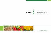 Catálogo de productos - Unichem agro.pdf · aunque se recomienda una prueba previa de compatibilidad. ... FERTALL es una línea de fertilizantes foliares NPK con ... altamente solubles