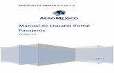 Manual de Usuario Portal Pasajeros · 2 Aeroméxico © 2017 Paso 2: Ingresar los datos solicitados (correo y contraseña) y dar clic en Ingresar. Figura 2: Ingreso a portal En caso