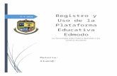 Registro y Uso de la Plataforma Educativa Edmodo€¦  · Web viewRegistro y Uso de la Plataforma Educativa Edmodo. Registro y Uso de la Plataforma Educativa Edmodo. La Tecnología