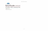 Guía del usuario - Konica Minolta Online User Guidesmanuals.konicaminolta.eu/bizhub-3320/es/bh3320ug_es.pdf · Guía del usuario - 1 - Guía del usuario 2013. 8 A6WP-9560-00F