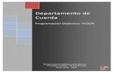 Programación Didáctica: VIOLÍNcpmhalffter.centros.educa.jcyl.es/sitio/upload/Violin...2016-2017.pdf · “Cristóbal Halffter” de Ponferrada Curso 2016 - 2017 . 2 Conservatorio