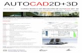 AUTO CAD 2D+3D - degraf.ua.es · CLASE 1: INTRODUCCIÓN AUTOCAD Y DIBUJO 2D BÁSICO. 26/09/2016 - 16:00-21:00 Tema 1. Introducción. El dibujo asistido por ordenador Tema2.