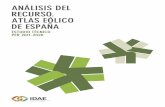 Análisis del recurso. Atlas eólico de España estudio ...€¦ · IDAE-Meteosim Truewind. 8 • Datos geográficos y superficiales: – Coordenadas UTM. – Elevación. – Rugosidad.