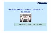 PAGO DE IMPORTACIONES ARGENTINAS DE BIENES A 5060 .pdf · pago de importaciones - conceptos pago de importacion de bienes 3 pago anticipado de importacion de bienes pago a la vista