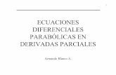 ECUACIONES DIFERENCIALES PARABÓLICAS EN … · 3 Introducción Los problemas asociados a ecuaciones diferenciales parciales parabólicas corresponden a procesos dependientes del
