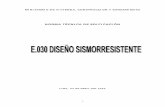 NORMA TÉCNICA DE EDIFICACIÓN E.030-2003.pdf · E.030 DISEÑO SISMORRESISTENTE 5 NORMA TÉCNICA DE EDIFICACIÓN E.030 DISEÑO SISMORRESISTENTE ÍNDICE Pag. CAPITULO 1. GENERALIDADES
