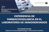 Presentación de PowerPoint - unc-hemoderivados.com.arunc-hemoderivados.com.ar/docs/4. Daniela Fontana... · registro, comunicación y archivo de RAM . Experiencia de Farmacovigilancia