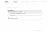 Guía de usuario Outlook Web Access - gob.mxfuncionpublica.gob.mx/manuales/CorreoInstitucionalOWA2010_nl.pdf · Guía de usuario OWA 2 2010 Guía de usuario Outlook Web Access OWA