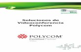 Soluciones de videoconferencia polycom - uv.mx · HDX 4500 Solución de gama alta para pequeñas oficinas y espacios de trabajo Solución de gama alta para espacios de trabajo pequeños,