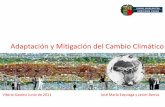 Adaptación y Mitigación del Cambio Climático - Euskadi.eus€¦ · Prof. J.Mª Ezquiaga Adaptación y Mitigación del Cambio Climático Adaptación y Mitigación del Cambio Climático