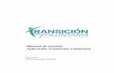 Manual de usuario Aplicación Transición Voluntaria Transicion Voluntaria/PTV_12_12-20… · Manual del usuario Aplicación: Transición Voluntaria Página 1 de 15 1. INTRODUCCIÓN