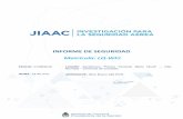 INFORME DE SEGURIDAD - JIAAC – Junta de investigación ... · 0 informe de seguridad proyecto de informe final proyecto de informe final proyecto de informe final proyecto de informe