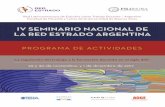 IV SEMINARIO NACIONAL DE LA RED ESTRADO ARGENTINAredeestrado.org/wp-content/uploads/2017/06/Programa-actividades... · IV Seminario Red ESTRADO Argentina ... Los sindicatos docentes
