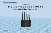 COM-860 · 2 COM-860 Gracias por la compra de este producto Steren. Este manual contiene todas las indicaciones necesarias para manejar su nuevo Router/repetidor WiFi ...