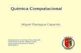 Miguel Paniagua Caparrós - qfa.uam.es · Bases atómicas tipo Slater STO ... El enlace C-H involucra el orbital 1s del Hidrógeno y el 2pz del Carbono. El enlace C-N implica a los