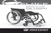 70595-b.3-VELOCE MANUAL DE MANTENIMIENTO Manual De … · 3 Manual de Usuario La silla de ruedas plegable más ligera del mundo. La VELOCE es la silla de ruedas más avanzada tecnológicamente
