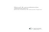 Manual de procedimientos administrativos - Servicios ABCservicios2.abc.gov.ar/lainstitucion/organismos/consejogeneral/... · 7 A Manual de procedimientos administrativos para los