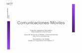 Comunicaciones Móvilesdaniel/docencia/tar/tar12_13/slides/... · S Comunicaciones Móviles Area de Ingeniería Telemática  Area de Teoría de la Señal y Comunicaciones