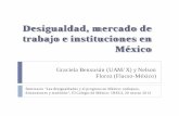 Desigualdad, mercado de trabajo e instituciones en México€¦ · Índice Globalización, mercado de trabajo y desigualdad Conceptos y enfoques La desigualdad social en AL: interacciones