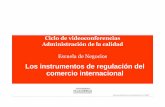 Escuela de Negocios - Augusto Aninat´s Blog · Instrumentos de Regulación del Comercio Internacional Restricciones eliminables ... externalidades + (estadísticas oportunas) Universidad