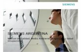 SIEMENS ARGENTINA - Español · Siemens fue fundada en 1847 en Berlín y diez años después desarrolló su primer proyecto en Argentina: el primer sistema telegráfico de comunicaciones