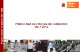 PROGRAMA SECTORIAL DE GOBIERNO 2007-2012 · ESTRUCTURA DEL PROGRAMA SECTORIAL ... Así mismo se hace necesario consolidar el Sistema Estatal de Protección Civil, ... 3 Quintana Roo