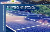 AUTOMATIZACIÓN DE ENERGÍAS RENOVABLES · PROYECTO ILUMINACIÓN SOLAR ANUNCIO ... La instalación de un sistema fotovoltaico aislado debe ser debidamente planificada, estudiada y