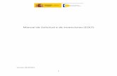 Manual de usuario de EOLF v20150430 - …€¦ · Descarga de Online Filing ... Registro de usuario de Solicitud ... (sobre procedimiento administrativo y tramitación): ...