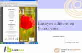 Ensayos clínicos en Sarcopenia - scmgg.com · Programas de ERP • Ámbitos – La ... parcialmente, en gimnasios o en ámbitos clínicos, con la excepción de dos ensayos publicados