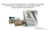 Investigacion en Energias Renovables en la Universidad de ...proyectoedea.com/pdf/jornadasActivas/13.30h.Investigacion_en... · Análisis de la combustión Digestión anaerobia Solar