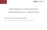 PROGRAMA DE ESPECIALIDAD TRAUMATOLOGIA …facultadmedicina.uft.cl/.../programa_traumatologia_uft.pdf · TRAUMATOLOGIA Y ORTOPEDIA ENCARGADO DE PROGRAMA: ... El número de médicos