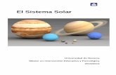 El Sistema Solar - lecturafacil.net · El sol es el centro del Sistema Solar y los planetas ... de rotación es el que hacen los planetas cuando ... de traslación es el movimiento